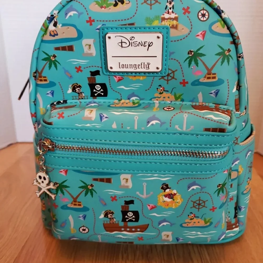Loungefly Disney Pirate Mini Backpack Blue Multicolored